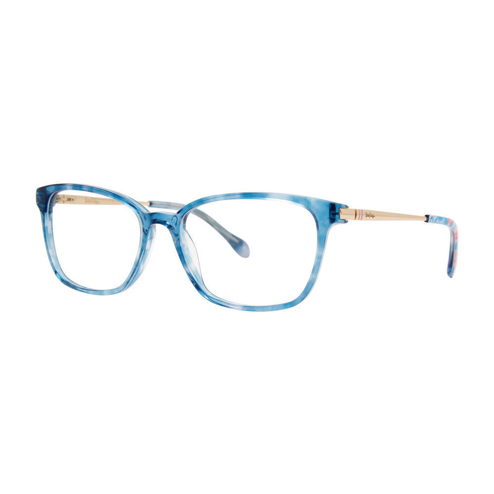 Lilly Pulitzer Rossi Eyeglasses Aqua 53mm